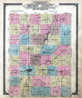 Outline Map, Brown County 1911